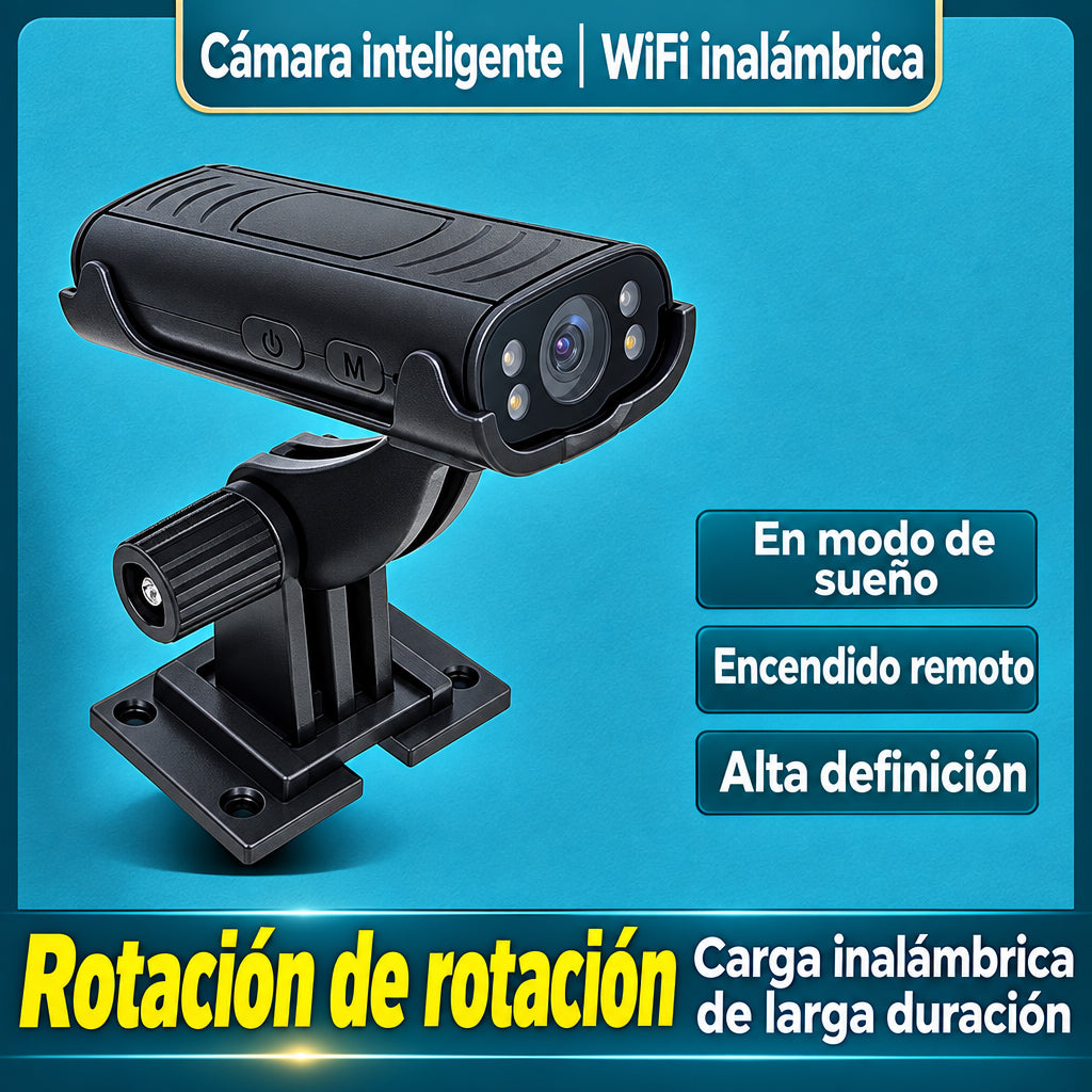 Cámara WiFi inalámbrica inteligente para monitoreo remoto