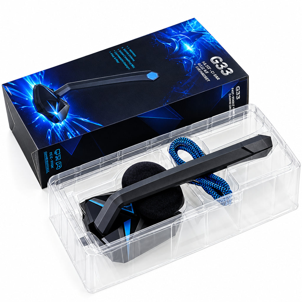 micrófono gamer con luz RGB y control de volumen
