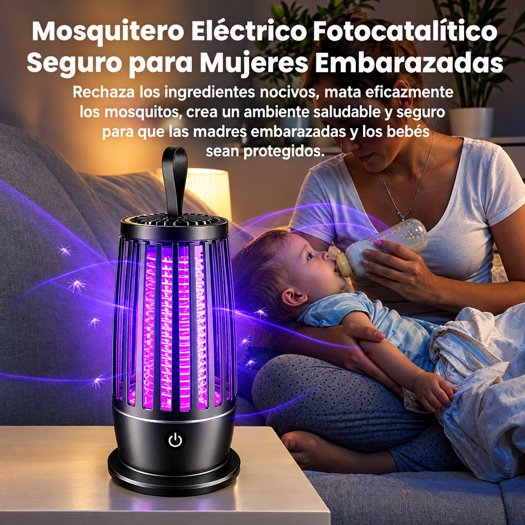 linterna eléctrica inteligente matamosquitos
