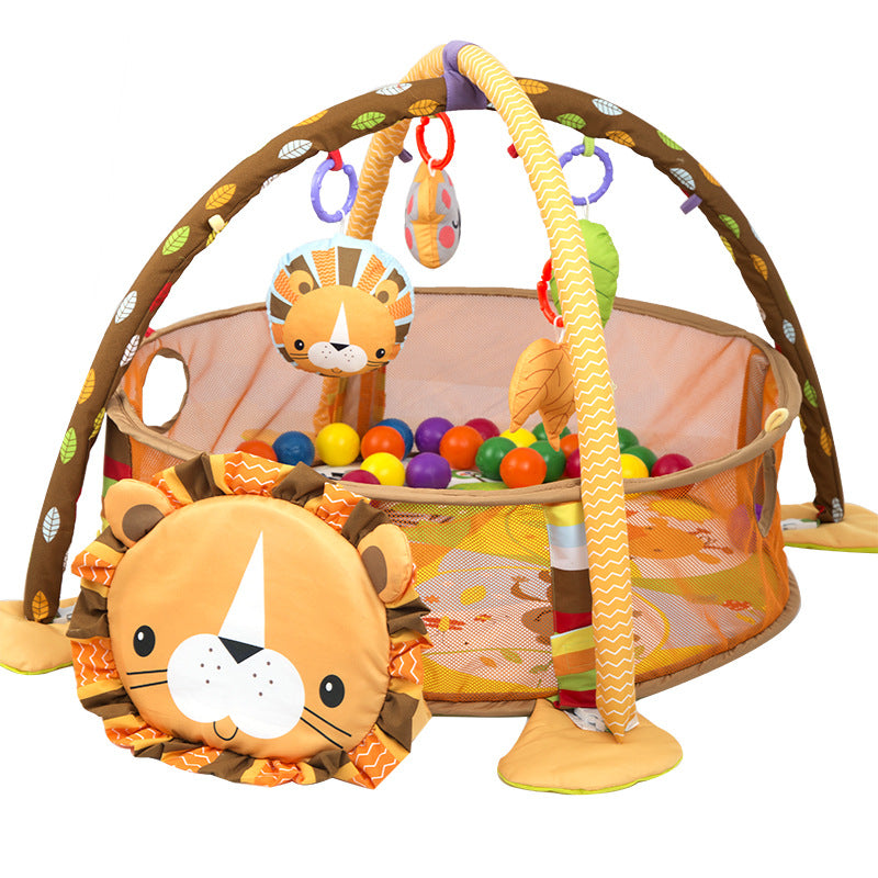 Multifunctional Baby Play Mat with Gym Frame and Toys