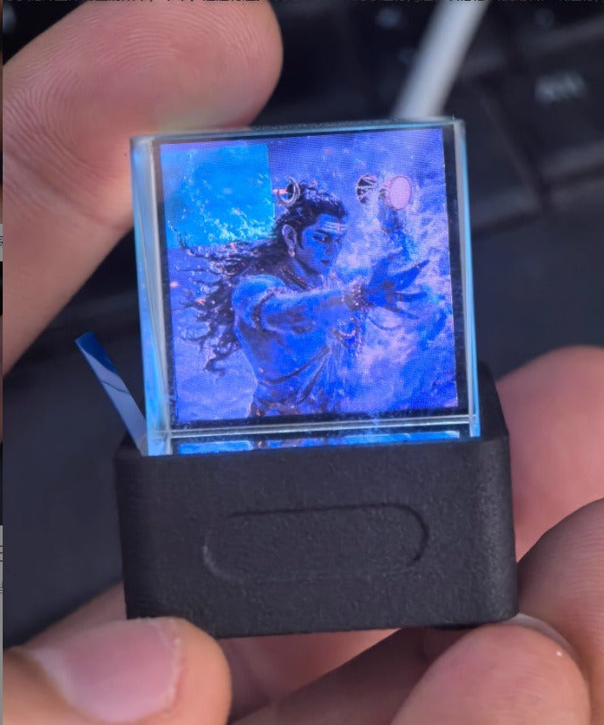 Mini Transparent WiFi Weather Clock