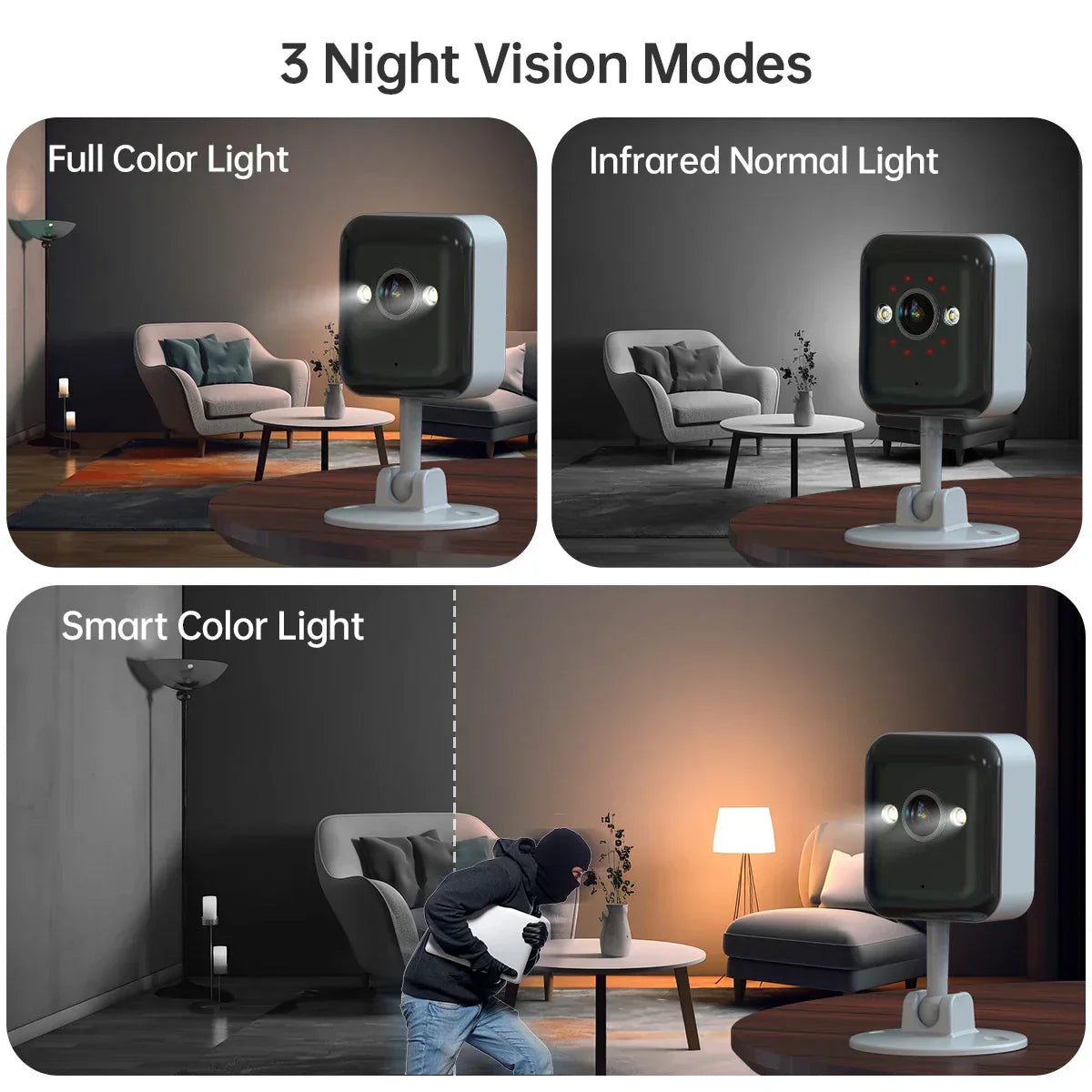 1080P Wifi Outdoor Security Camera With 5X Zoom