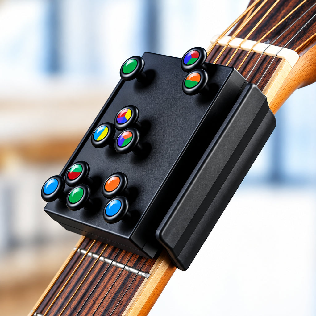 Herramienta de entrenamiento de dedos de guitarra acústica para principiantes"