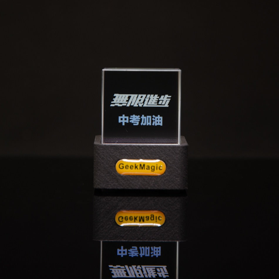 Mini Transparent WiFi Weather Clock
