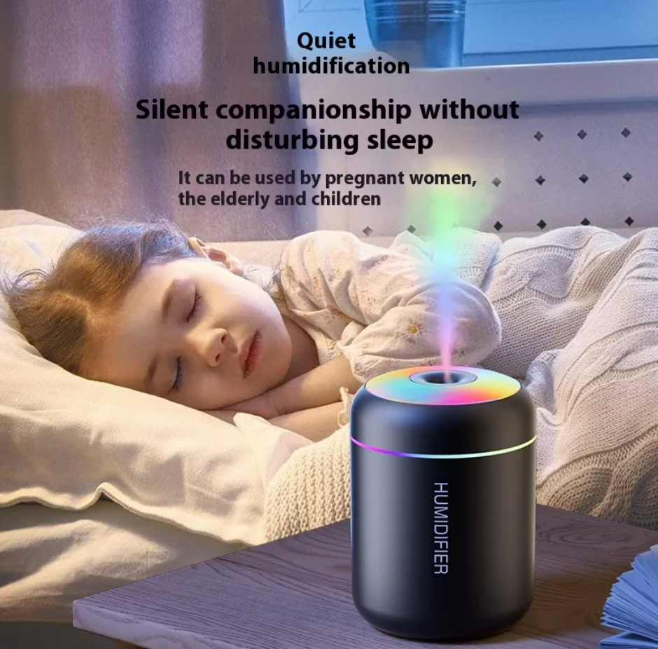 Compact Rainbow Light Humidifier