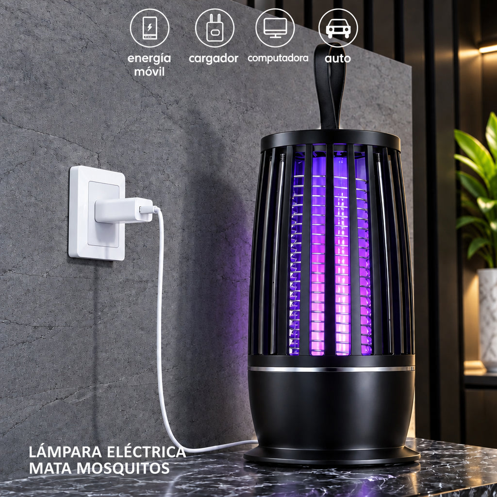 linterna eléctrica inteligente matamosquitos