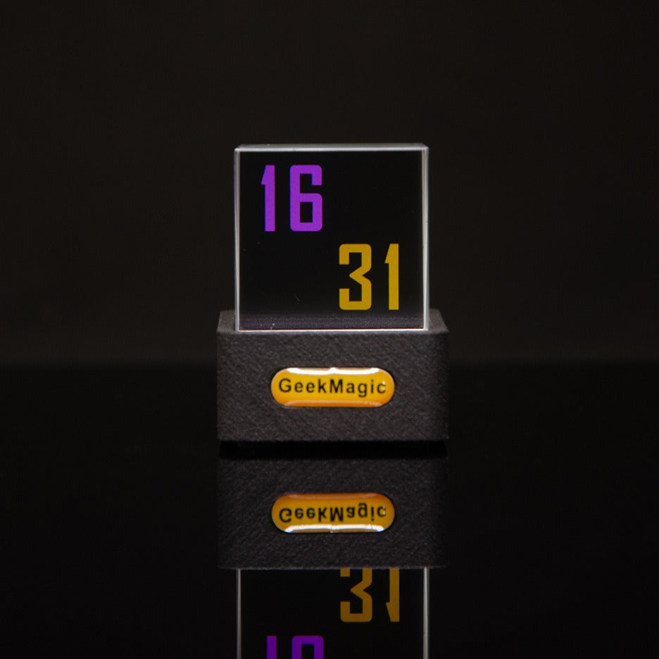 Mini Transparent WiFi Weather Clock